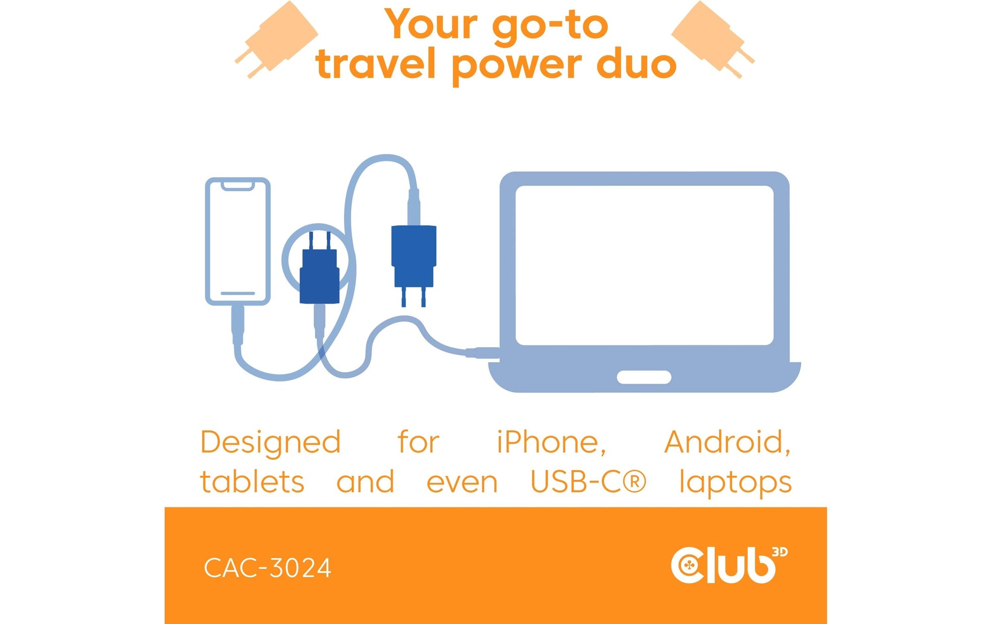 CLUB3D Club 3D USB-Ladegerät 30 W – USB-C×1, PD – grün – 2×