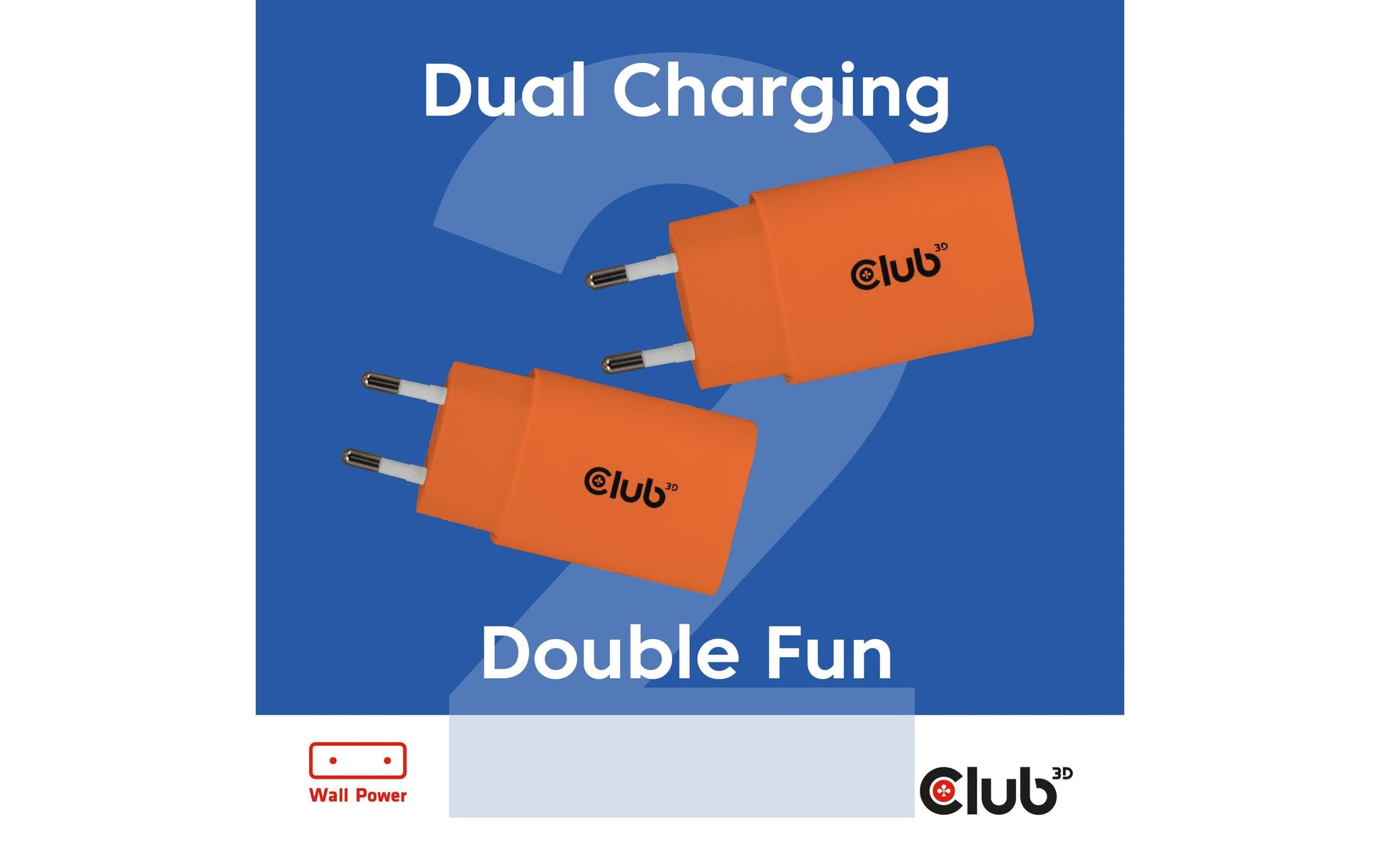 CLUB3D Club 3D CAC-3023 USB-Ladegerät 30 W – USB-C×1 – PD – Orange