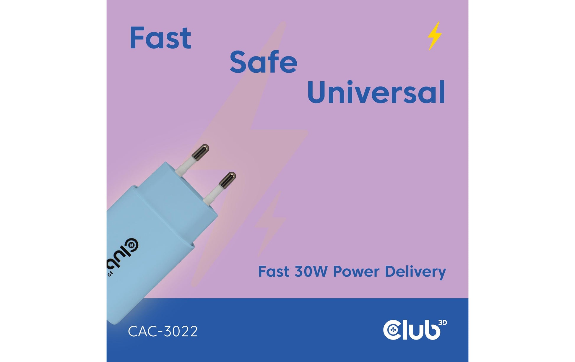 CLUB3D Club 3D CAC-3022 USB-Ladegerät 30 W – USB-C×1, PD