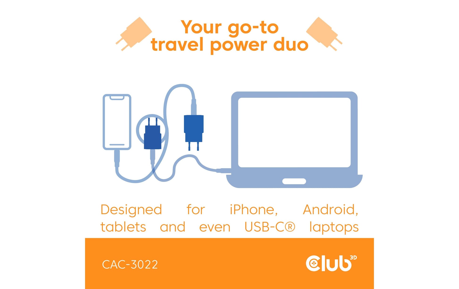 CLUB3D Club 3D CAC-3022 USB-Ladegerät 30 W – USB-C×1, PD