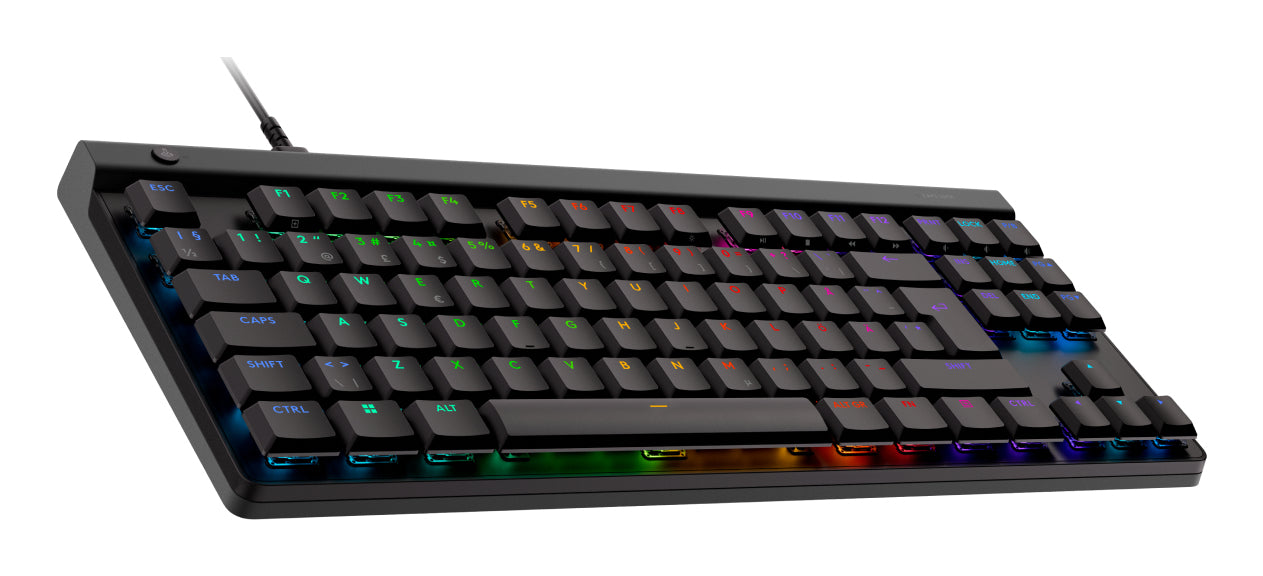 Logitech G G515 – Tastatur TKL – Mechanisch, RGB – Kabelgebunden – USB-C – QWERTY (Nordic) – Ohne Ziffernblock