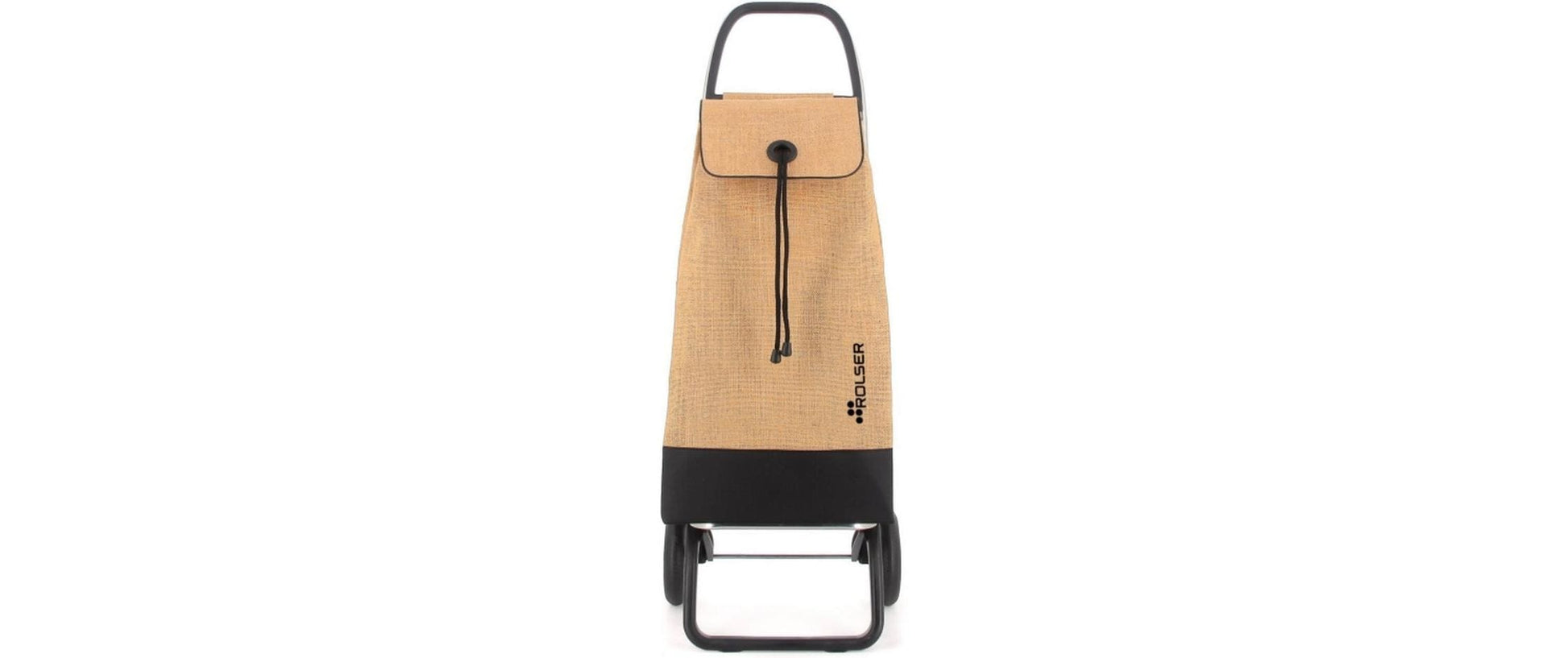 Rolser Stofftasche, Polyester, schwarz, natur, 360×630×190 mm, mit 2 Rädern
