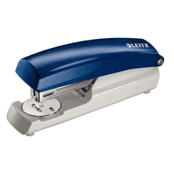 Leitz NeXXt 5500 – Hefter, 30 Blatt, für 24/6, 26/6, Oberlademechanik, Tackerfunktion, Einlegetiefe 38 mm, Blau