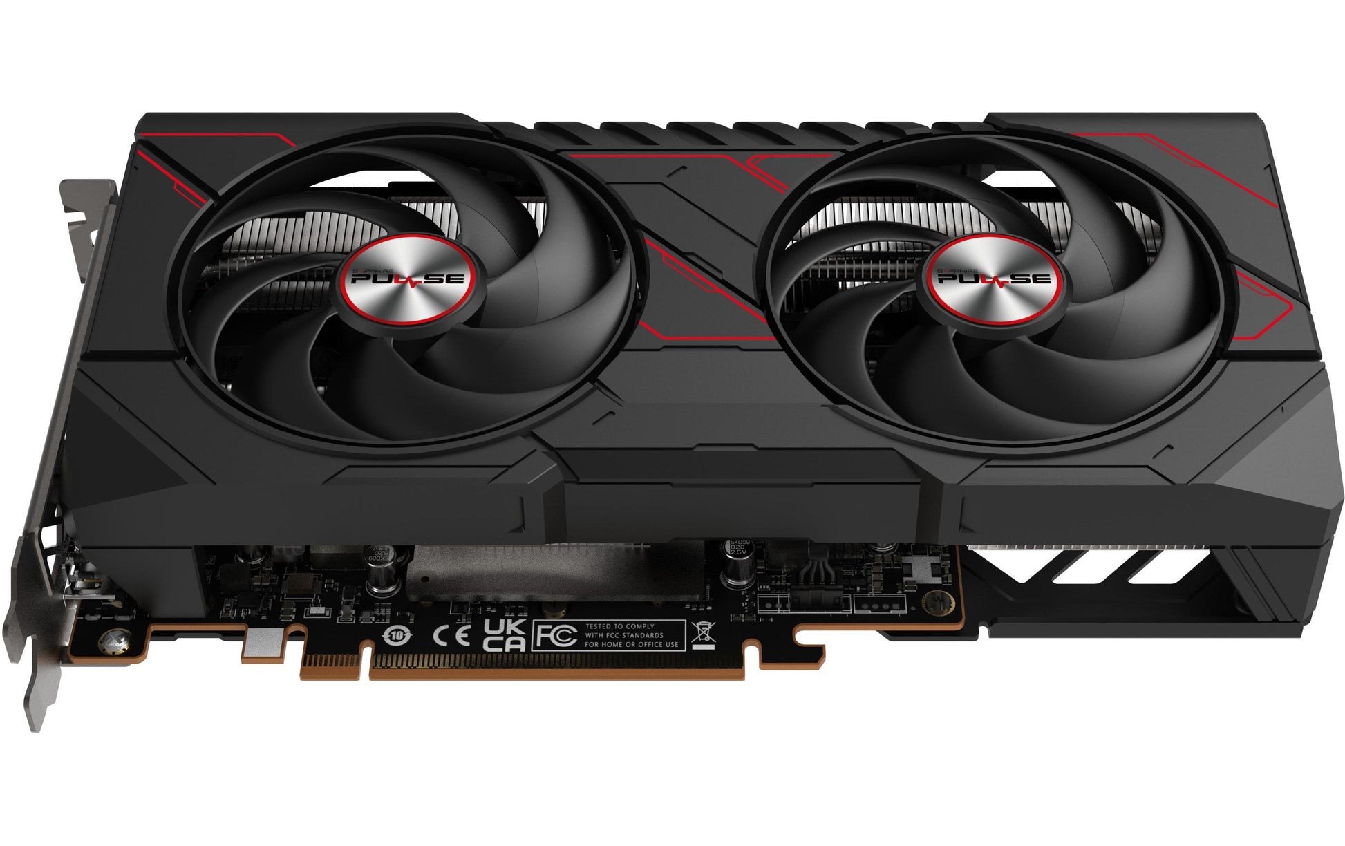 Sapphire RX 9060 XT PULSE GAMING OC – PCIe Grafikkarte, 16 GB GDDR6 – 2×HDMI/1×DP, PCIe 5.0, 1×8-pin