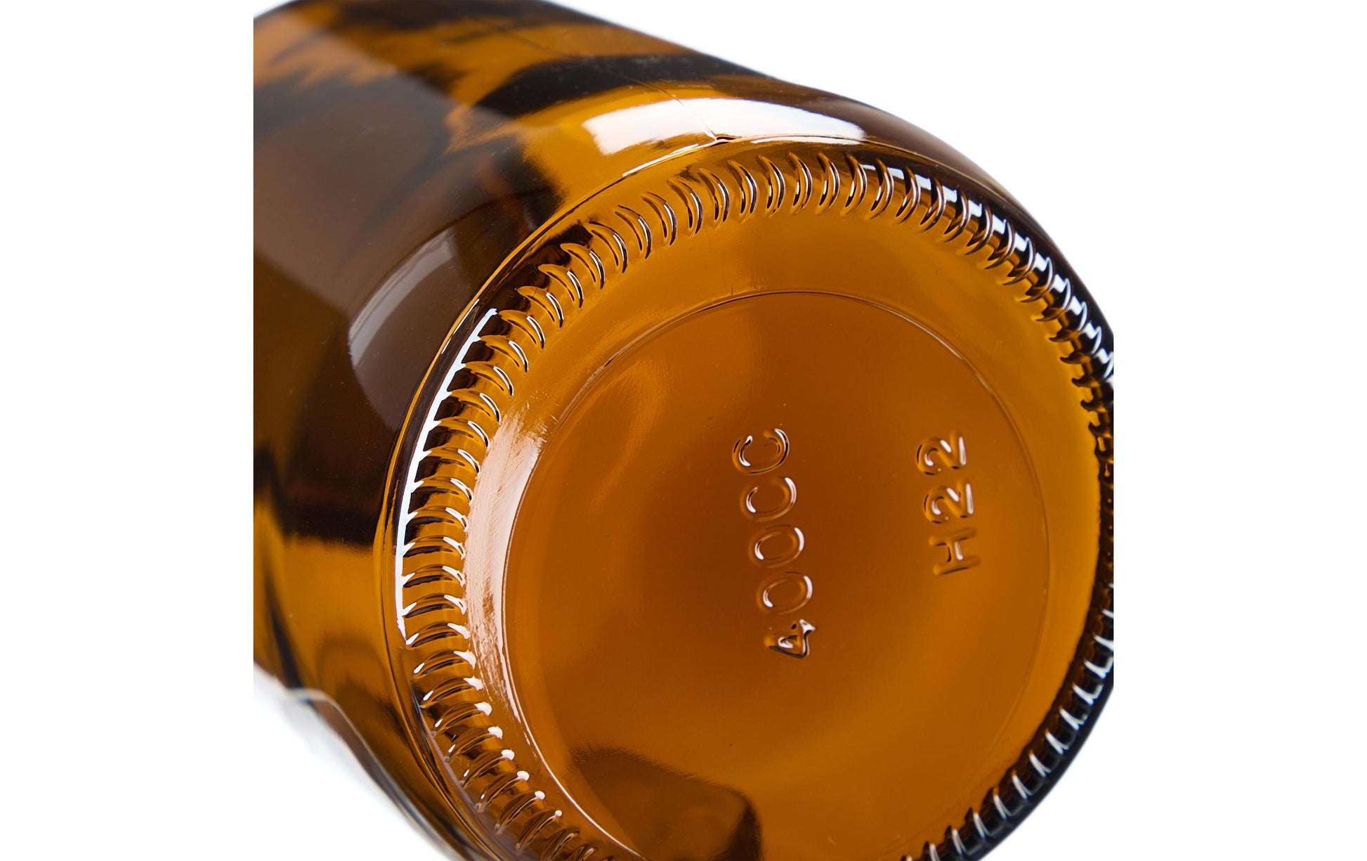 Relaxdays Streudose 400 ml, Glas/Aluminium, Braun, 4 Stk.