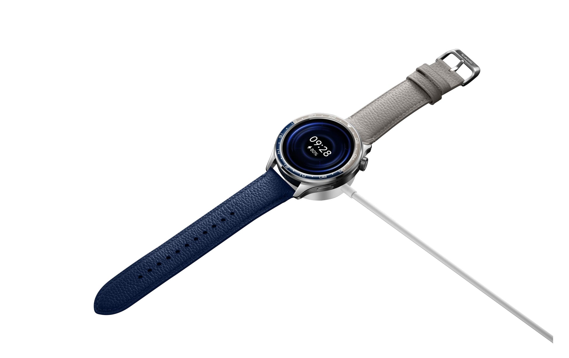 Xiaomi Smartwatch S4 – Smartwatch – 47 mm, 1,43" AMOLED, GPS, Mineralglas, 5 ATM, Silber, Sportarmband
