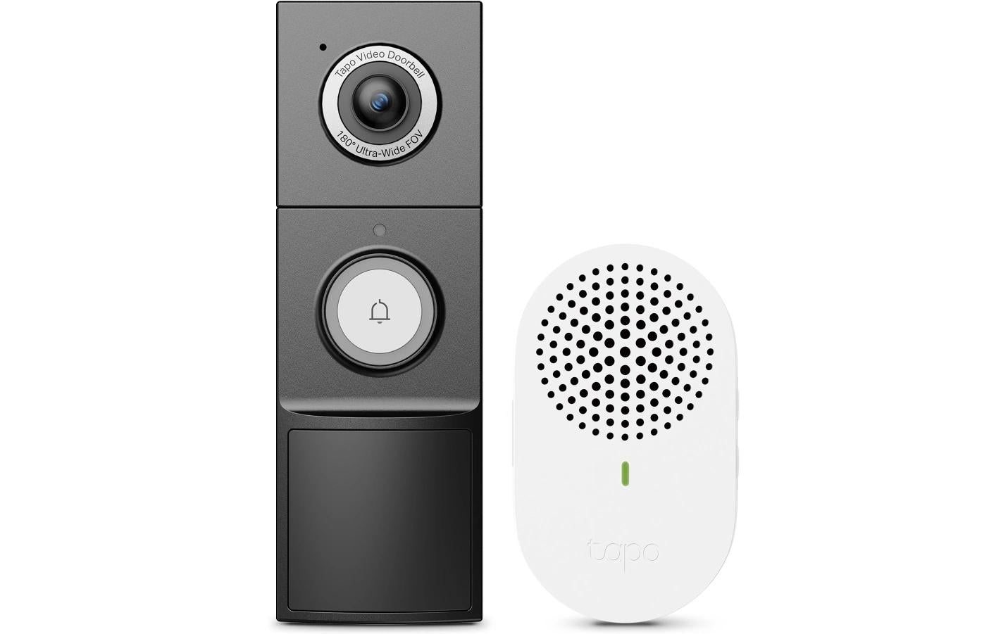 TP-Link Videotürstation D235 – 1 Taste, 73 × 48 × 55 mm, weiss, Li-Ion-Akku, IP66