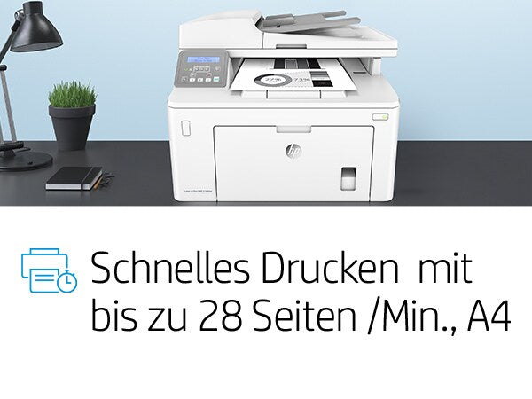 HP LaserJet Pro MFP M148dw – SW-Laser-Multifunktionsdrucker, A4, 3-in-1, Duplex, ADF, WLAN/LAN, AirPrint