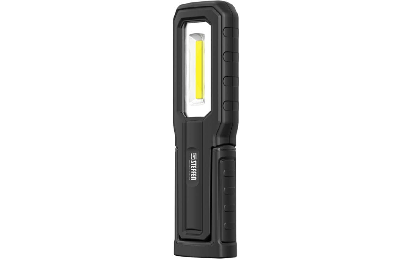 Steffen Arbeitsleuchte 65 00167 – 600 lm, 5 W, Akku 2000 mAh, IP54 – Schwarz