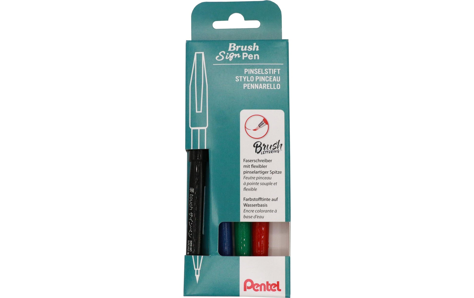 Pentel Filzstifte, 4 Farben