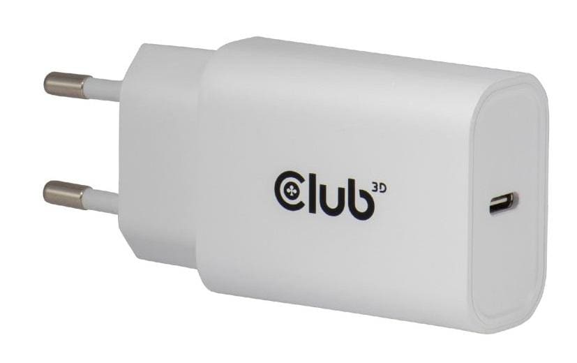 CLUB3D CAC-3020 USB-Ladegerät 30 W – USB-C×1 – PD – Weiss