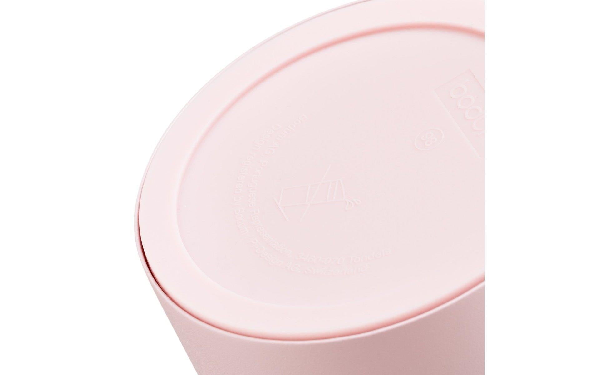 Bodum Travel Mug Thermobecher 600 ml – Doppelwandig, Edelstahl, Rosa