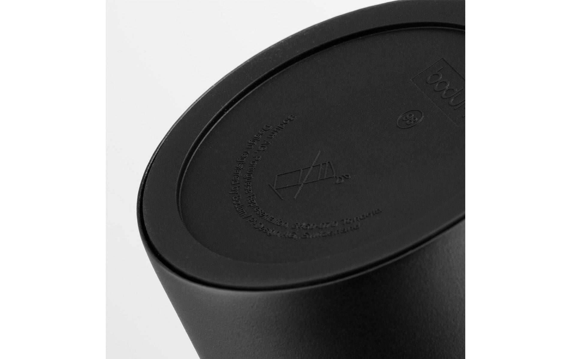 Bodum Thermobecher 600 ml – doppelwandig, Edelstahl, Schwarz