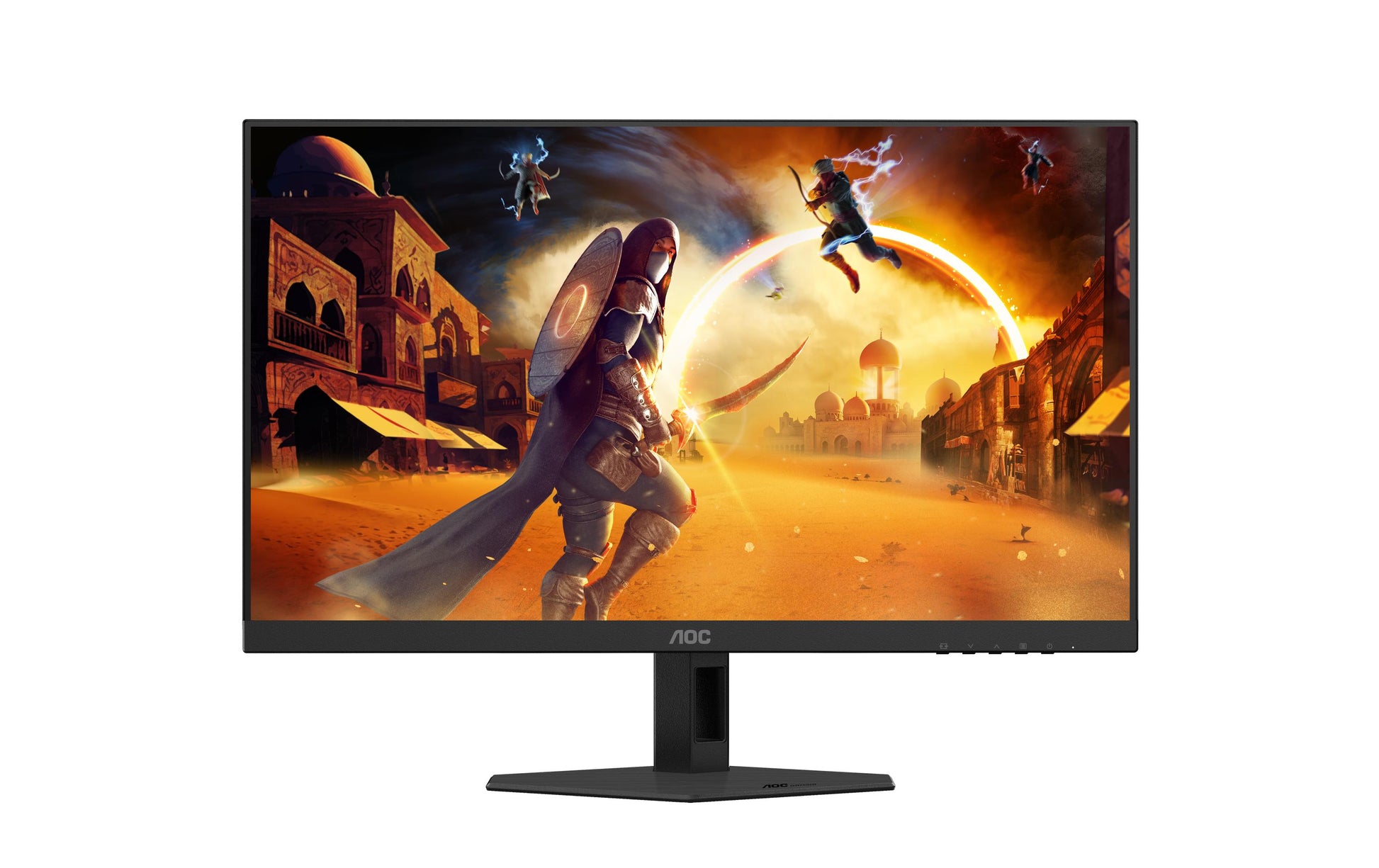 AOC 27G4HRE – Monitor, 27", 1920 × 1080 (Full HD), IPS, 200 Hz, Integrierte Lautsprecher, Rot