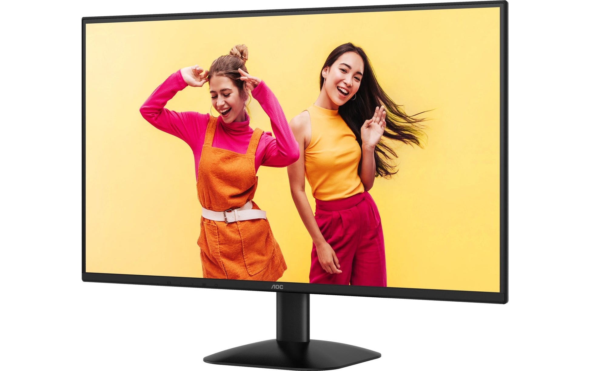 AOC Q27B35S3 – Monitor, 27", 2560 × 1440 (WQHD), IPS, 120 Hz, Integrierte Lautsprecher, Adaptive Sync, Schwarz