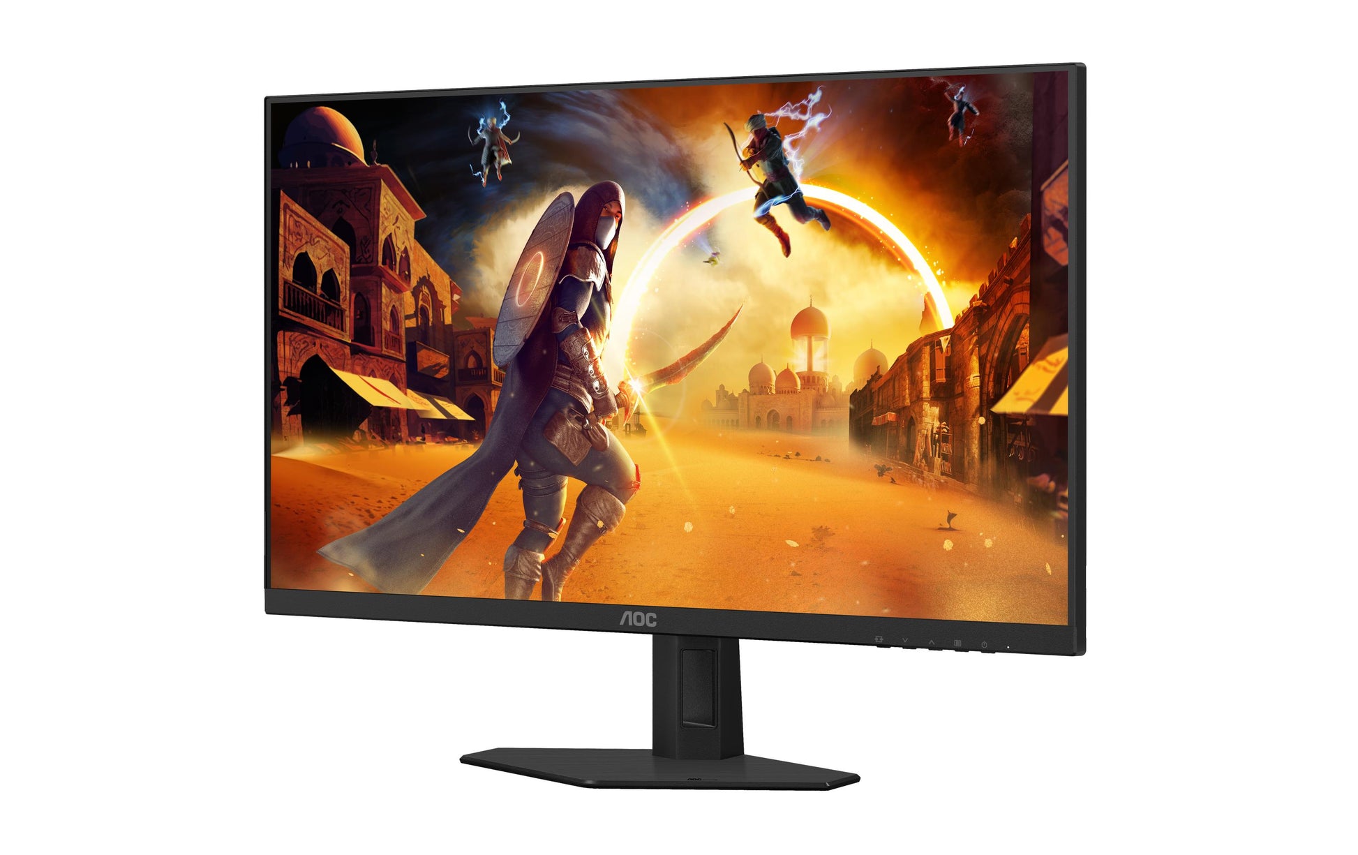 AOC 25G4SRE – Monitor, 24,5" 1920 × 1080 (Full HD), IPS, 310 Hz, G-Sync, Integrierte Lautsprecher, Rot