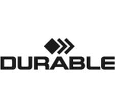 Durable Wandprospekthalter Flexiplus 2 – für A4 – 2 Fächer – Querformat – magnetisch – transparent