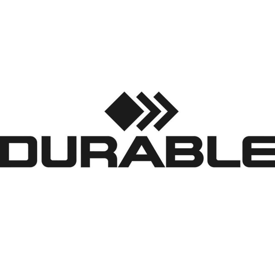 Durable Wandprospekthalter FLEXIPLUS – für A4 – quer – magnetisch – schwarz – 340×200×105 mm
