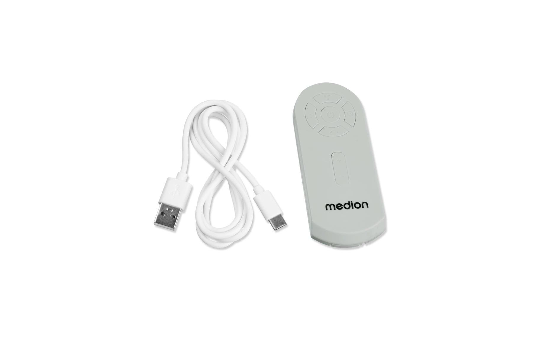 MEDION USB-Tischventilator MD 12065 – 15 cm, 5 Stufen, 20 W, 48 dB(A), Grau