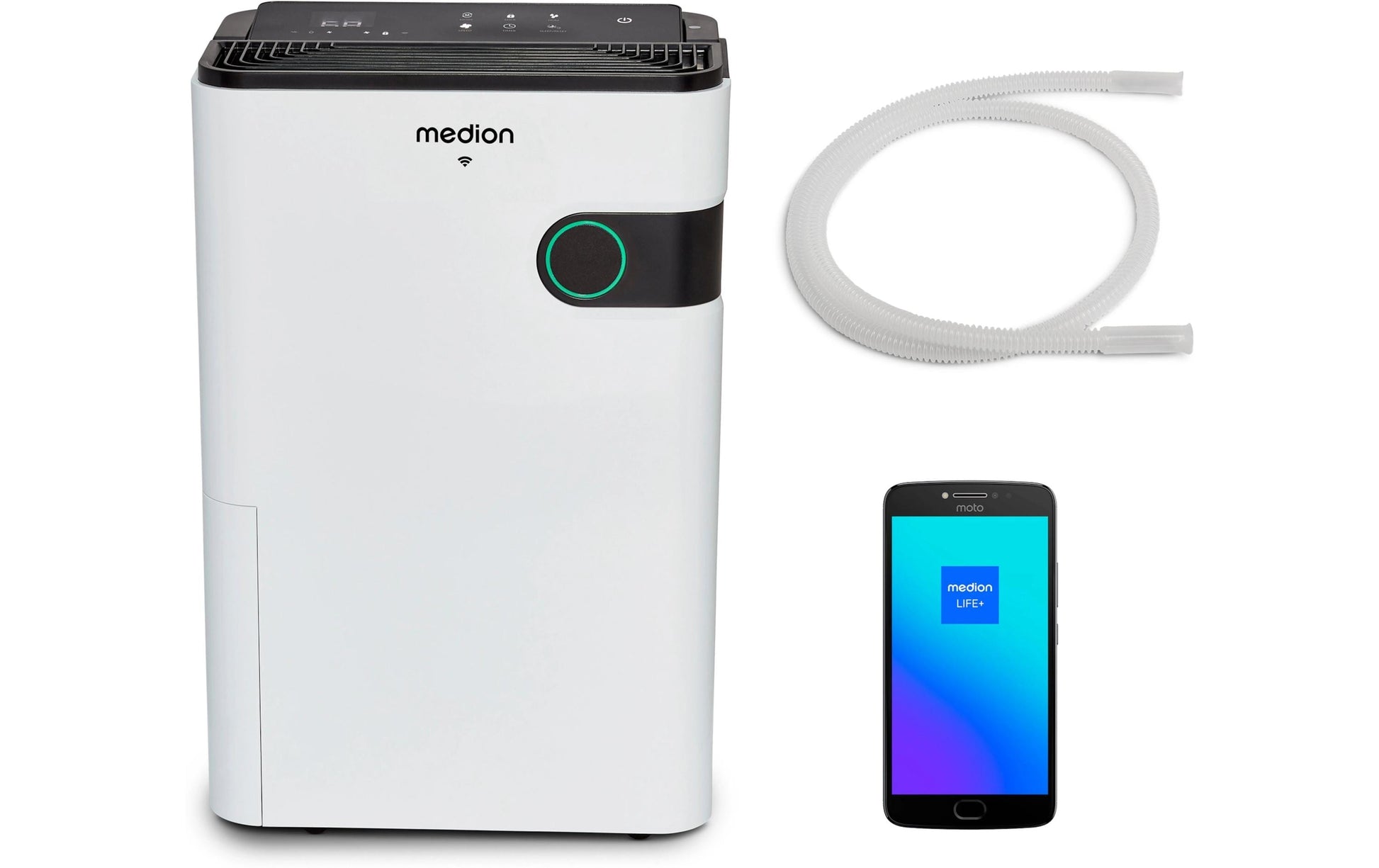 Medion DH30S Luftentfeuchter – 24 l/24 h, bis 40 m², Tank 5 l, App-Steuerung, schwarz