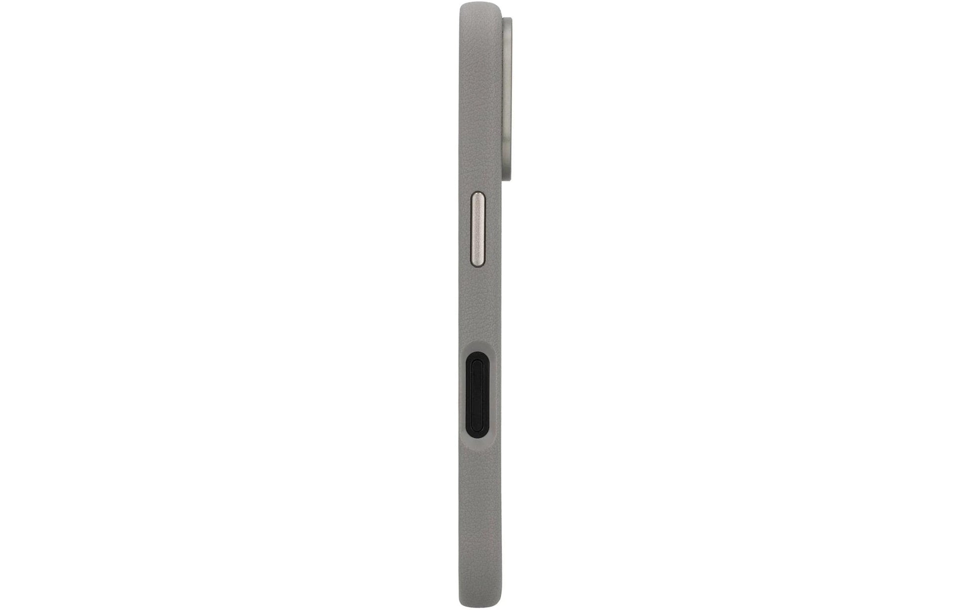 Valenta Backcover – für Apple iPhone 16 – grau – Kunstleder, MagSafe-kompatibel