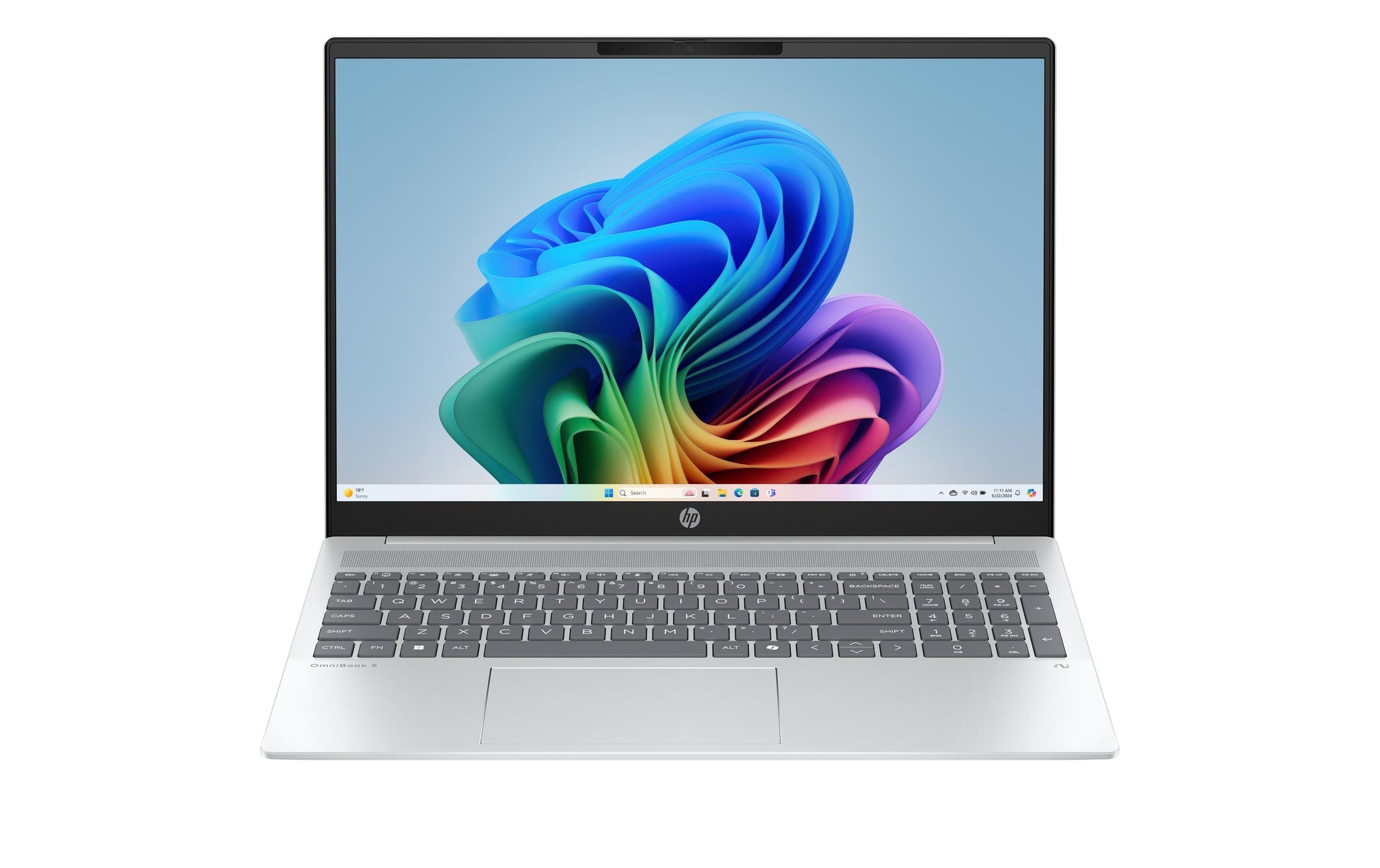 HP Omnibook 5 16-AG1408NZ Notebook – Wi‑Fi 6E, Bluetooth 5.3 – Netzteil 65 W – 357,7 × 254,8 × 17,9 mm