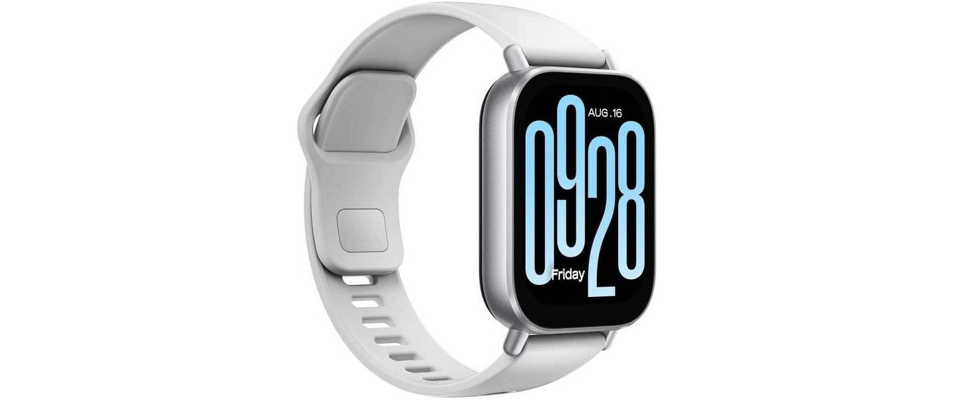 Xiaomi Redmi Watch 5 Active 49 mm – Silber, Sportarmband, 50 m, für iPhone