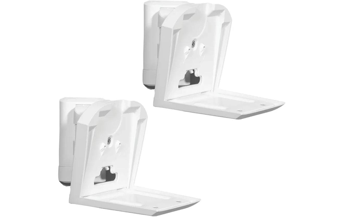 Sanus WSWME32 – Wandhalterung für Sonos Era 300, Weiss, drehbar, Neigung -4–32°, max. Tragkraft 10 kg