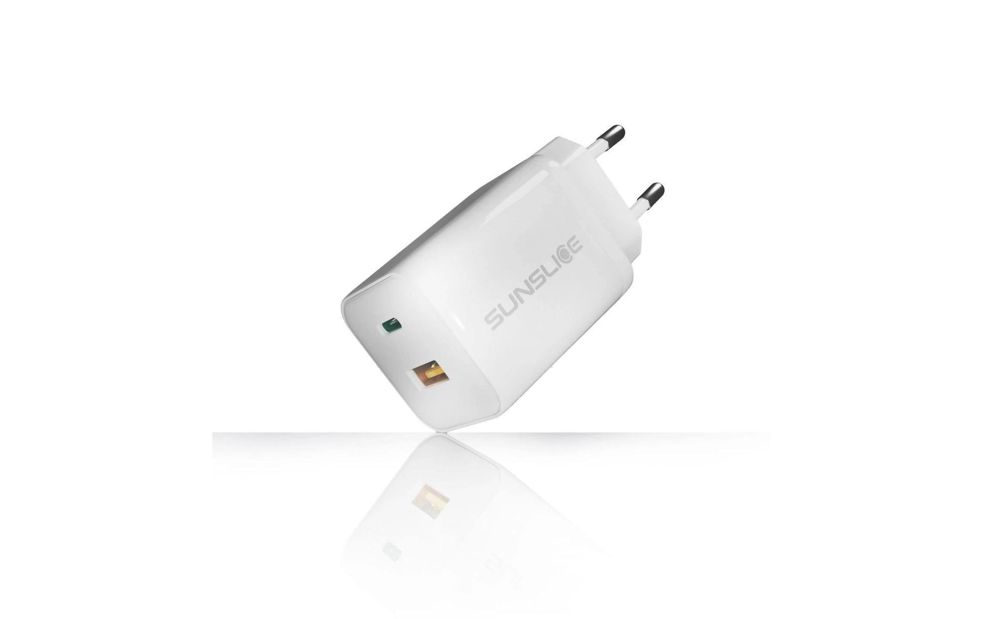 Sunslice Emperion 65 Pro USB-Ladegerät 65 W – USB-C×1 – PD, GaN – Weiss