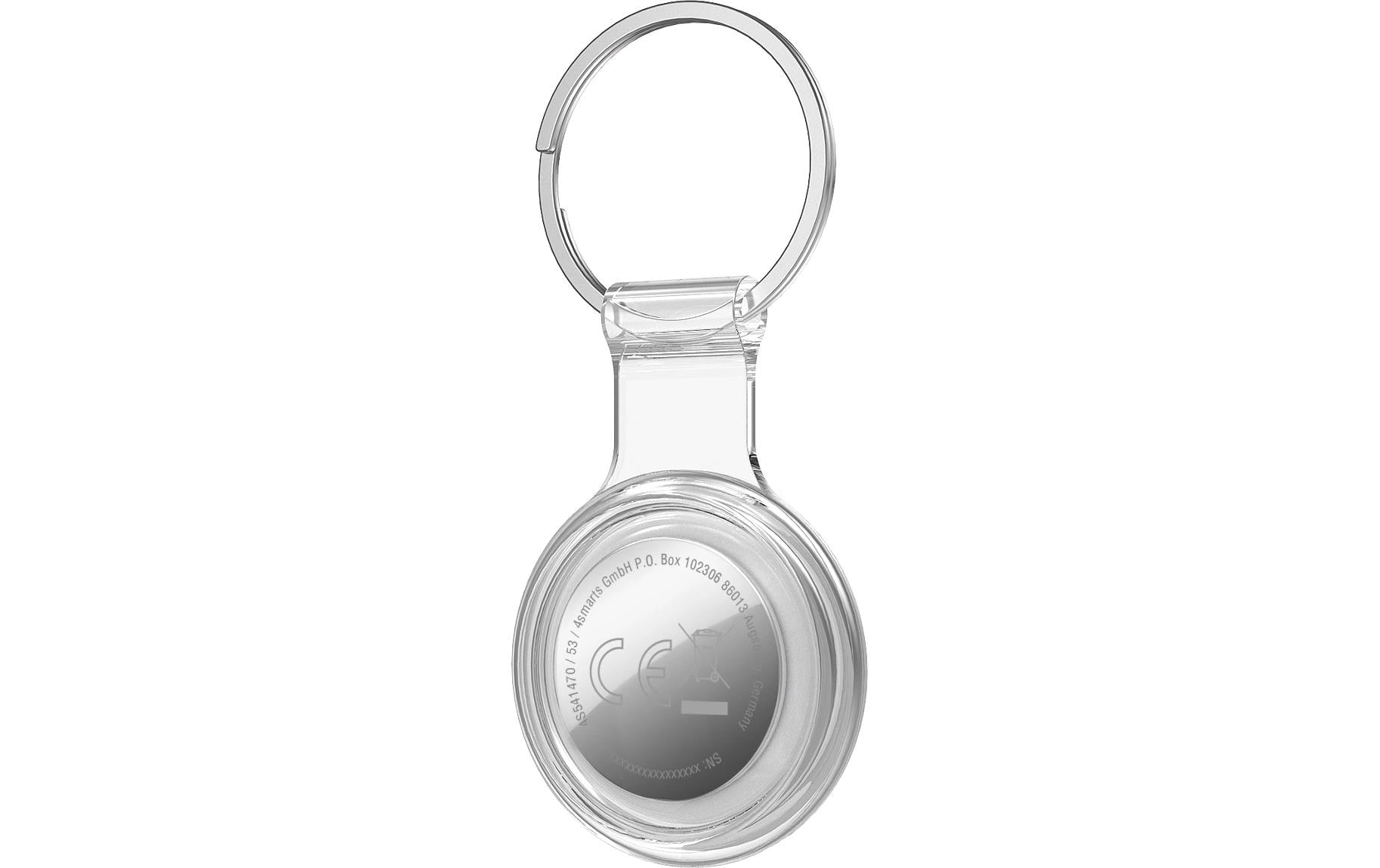 4smarts Bluetooth-Tracker Skytag – für Apple Find My-App, 95 × 105 × 15 mm, Weiss, 40 g