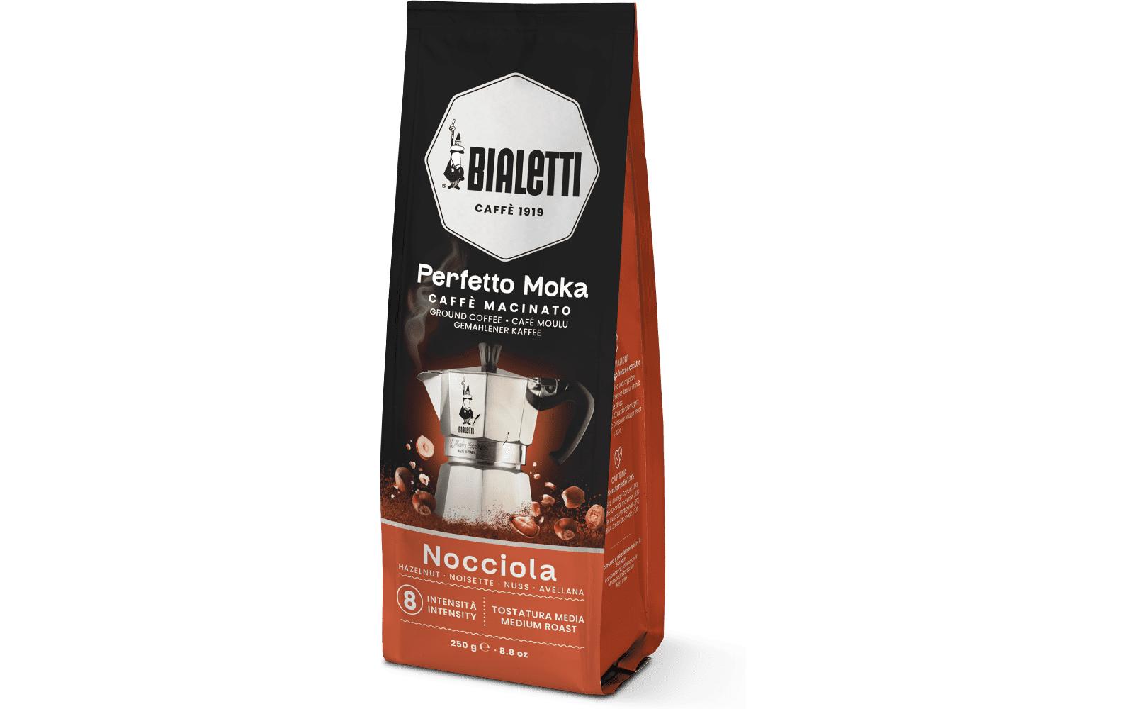 Bialetti Nocciola – Bohnenkaffee – Café Crème, Intensität 8, 250 g