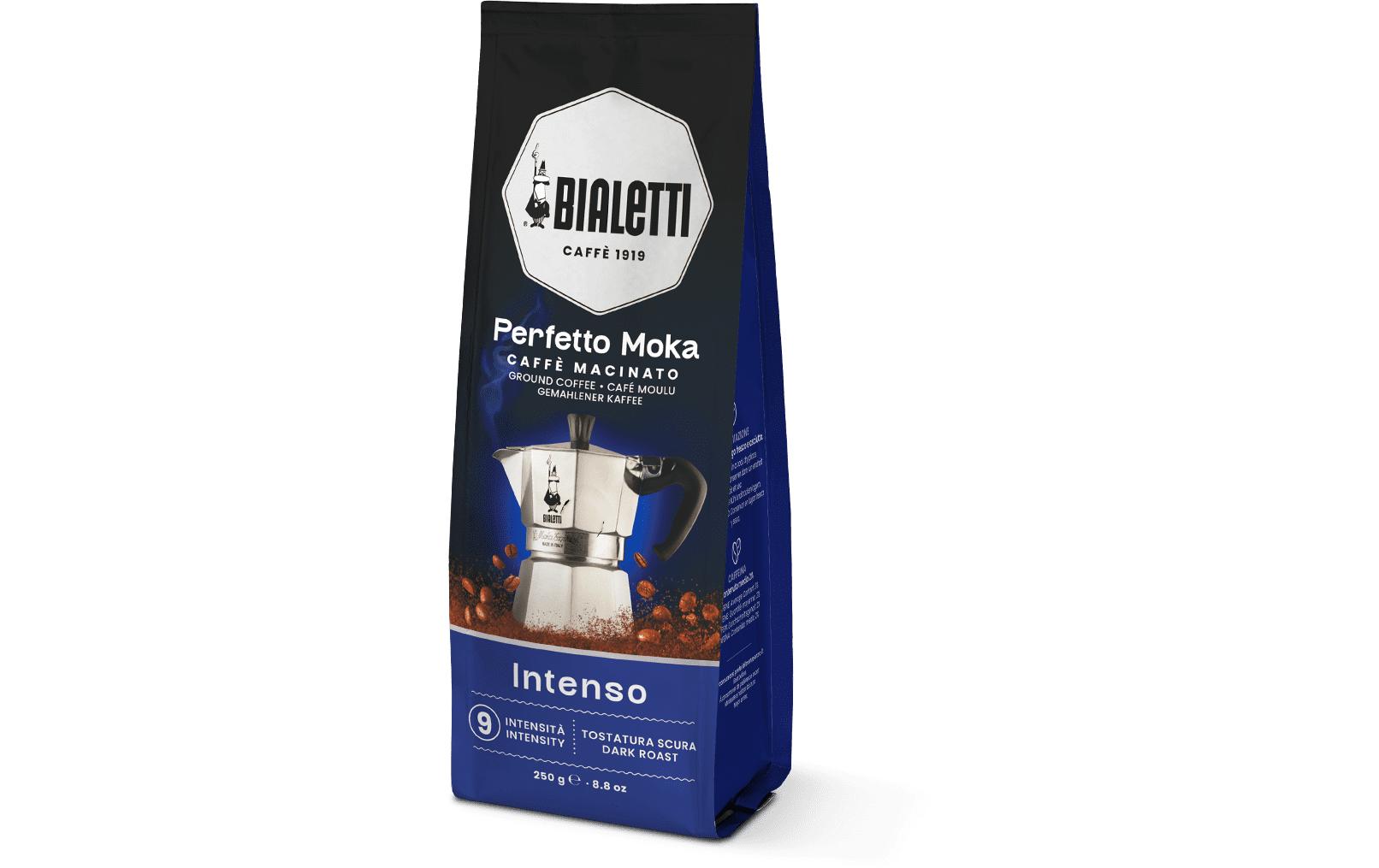 Bialetti Perfetto Moka Intenso – Kaffeebohnen – Espresso, Intensität 9, 250 g