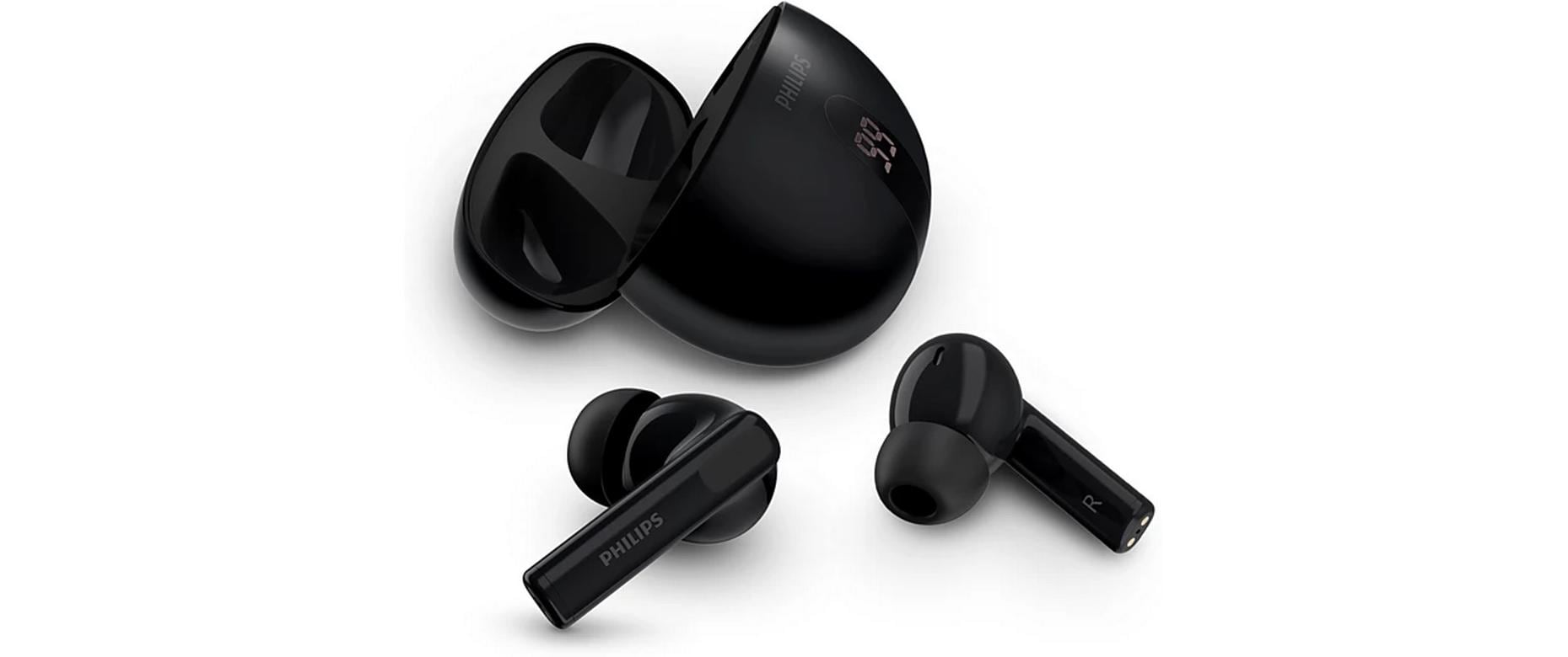 Philips TAT2520BK/00 – True Wireless In-Ear Kopfhörer – Bluetooth, ANC, IPX4 – Schwarz – bis 19,5 h