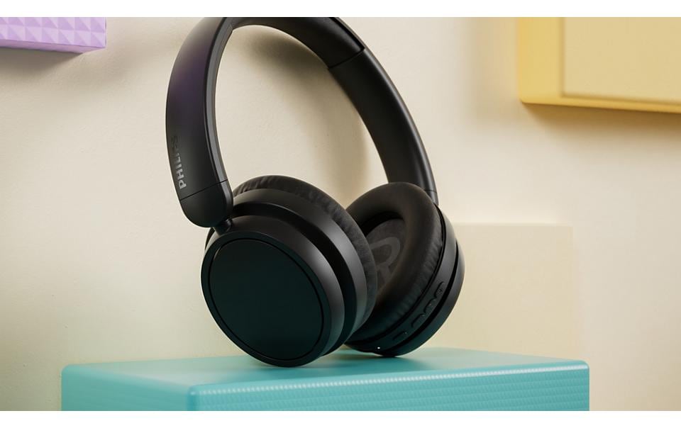 Philips TAH5209BK/00 – Duo Headset – Over-Ear – Bluetooth 5.3 – USB-C – Schwarz – bis 65 h