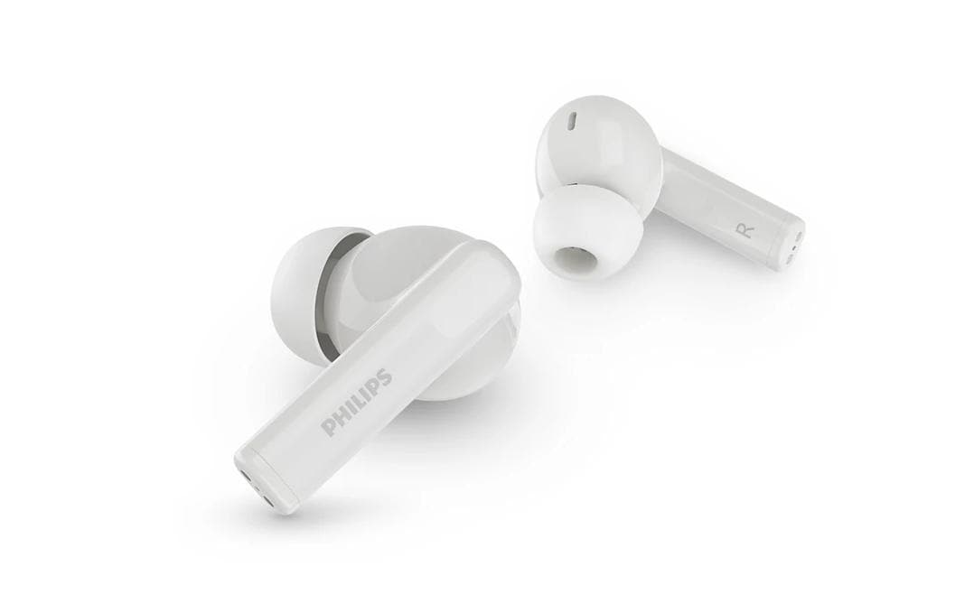 Philips TAT2520WT/00 – True Wireless In-Ear Kopfhörer – Bluetooth 5.4, ANC, IPX4 – Weiss – bis 19,5 h