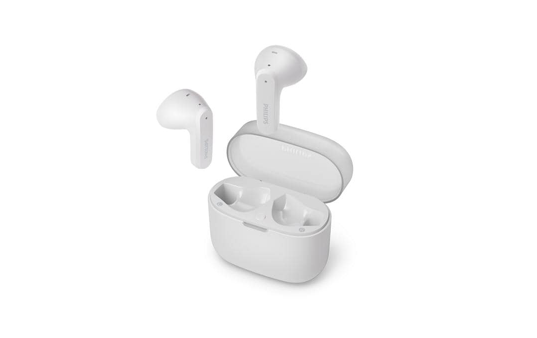 Philips TAT2139WT/00 TWS In-Ear – mit Ladecase, Weiss, BT 5.3