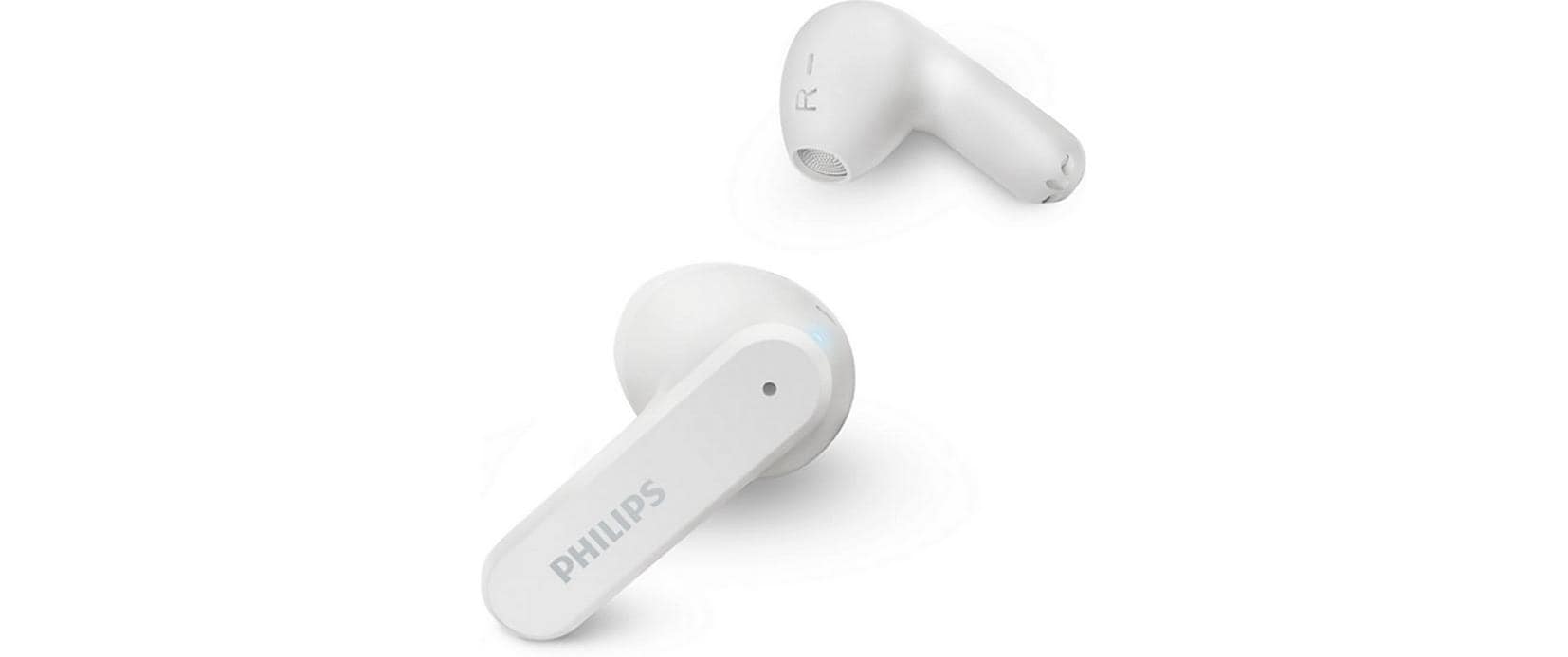Philips TAT2139WT/00 TWS In-Ear – mit Ladecase, Weiss, BT 5.3