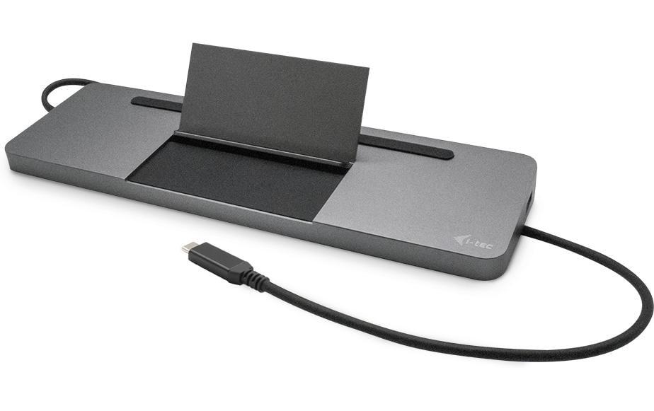 i-tec Dockingstation – USB-C, DP/HDMI/VGA, 4× USB-A, 1× USB-C, 85 W PD, GbE, für Windows/Mac/Linux