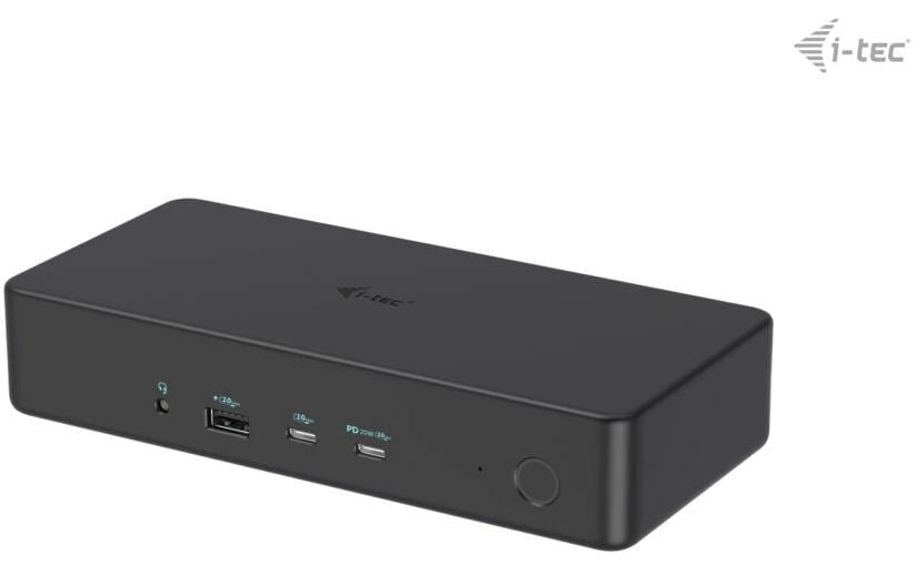 i-tec Dockingstation – USB-C, 2× DP, 2× HDMI, 5× USB-A, 100 W PD, GbE, für Windows/Mac