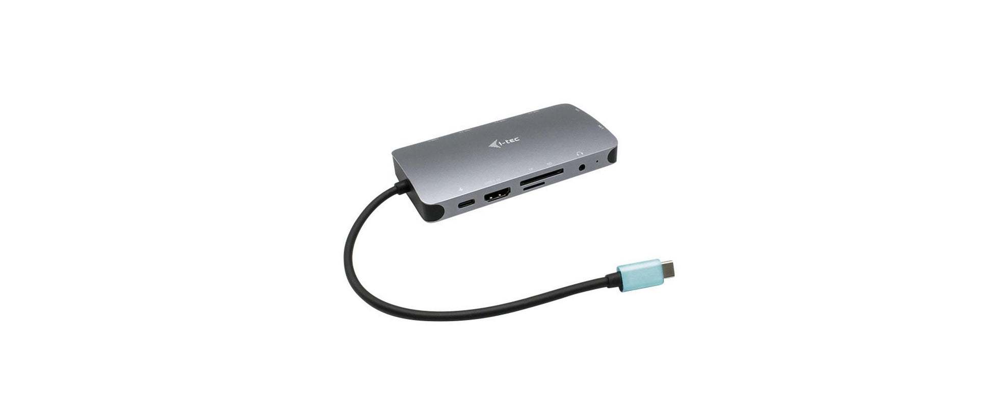 i-tec Metal Nano Dockingstation – USB-C, 1× HDMI, 1× VGA, 3× USB-A, 100 W PD, GbE