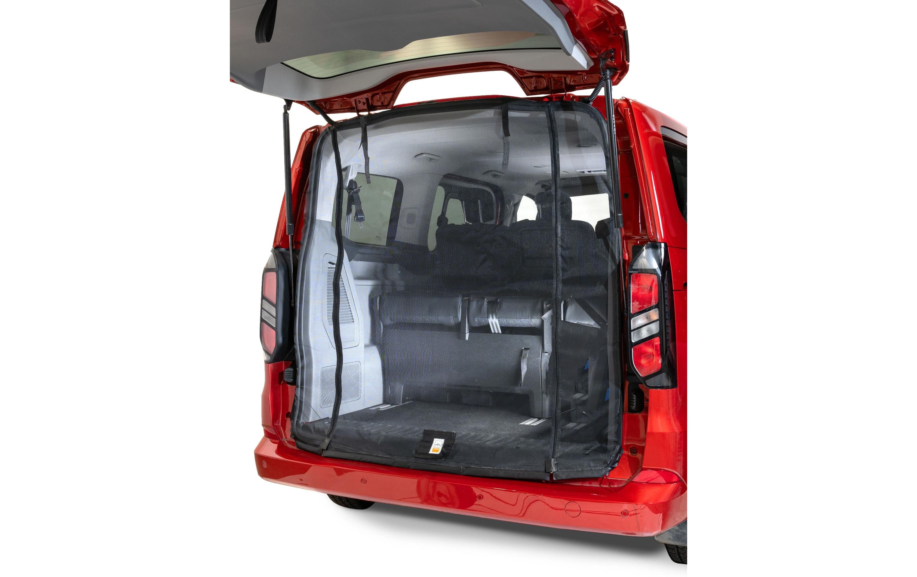 Van quito Heckmoskitonetz mit Reissverschluss – für Ford – schwarz, PVC