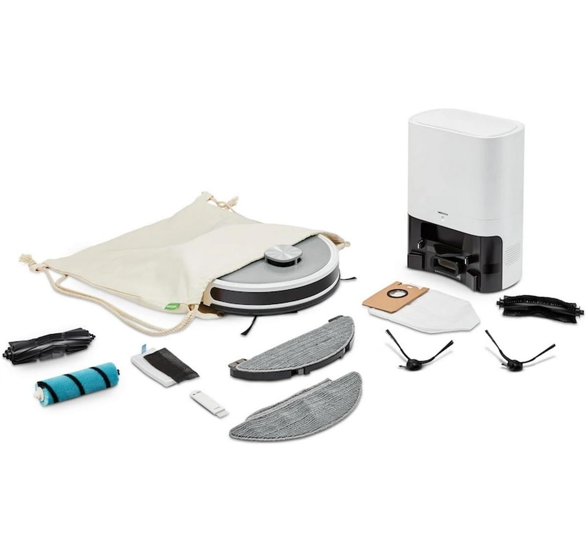 MEDION Robotersauger X21 – 0,6 l, Akkubetrieb, 3,0 kg, für Amazon Alexa