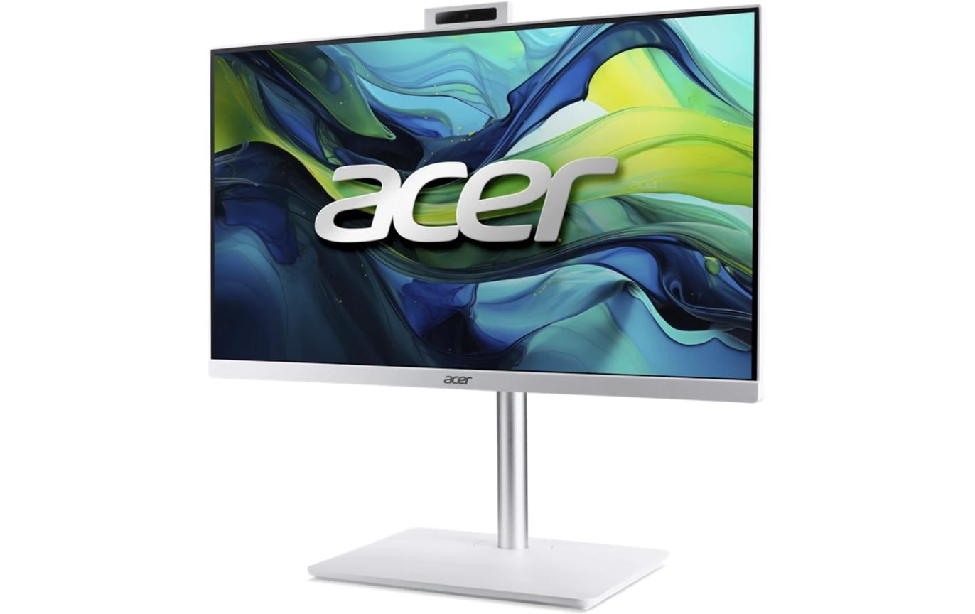 Acer Aspire AIO C24 – Monitor, 23,8" 1920 × 1080 (Full HD), IPS, Windows 11 Home, Webcam, USB-C, Weiss
