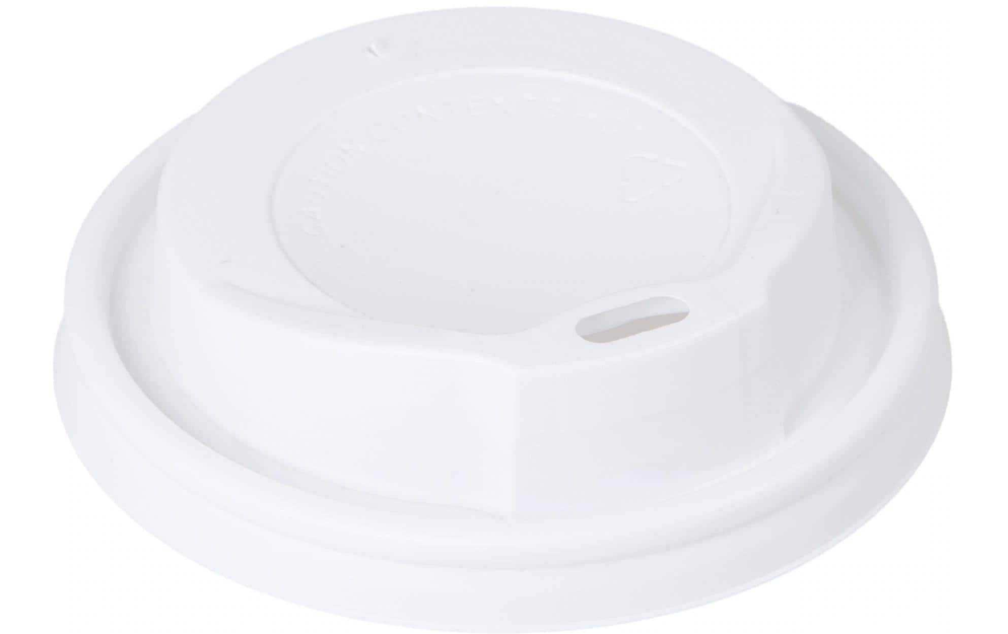 Elco Deckel für Coffee-to-go-Becher 2 dl und 3 dl, Kunststoff – 50 Stk.