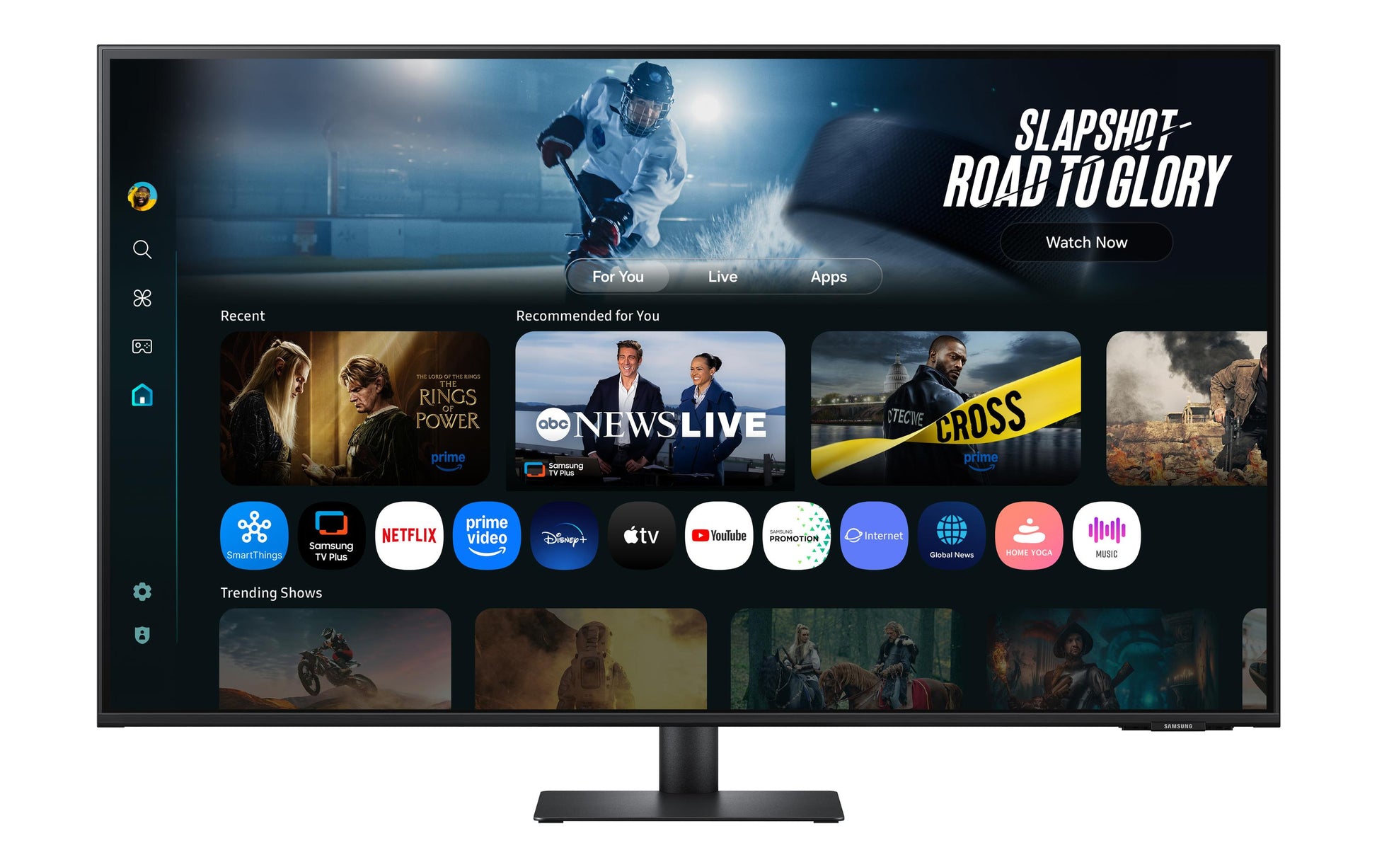 Samsung M70F – Monitor, 3840 × 2160 (UHD 4K), HDR10, KI-Bild