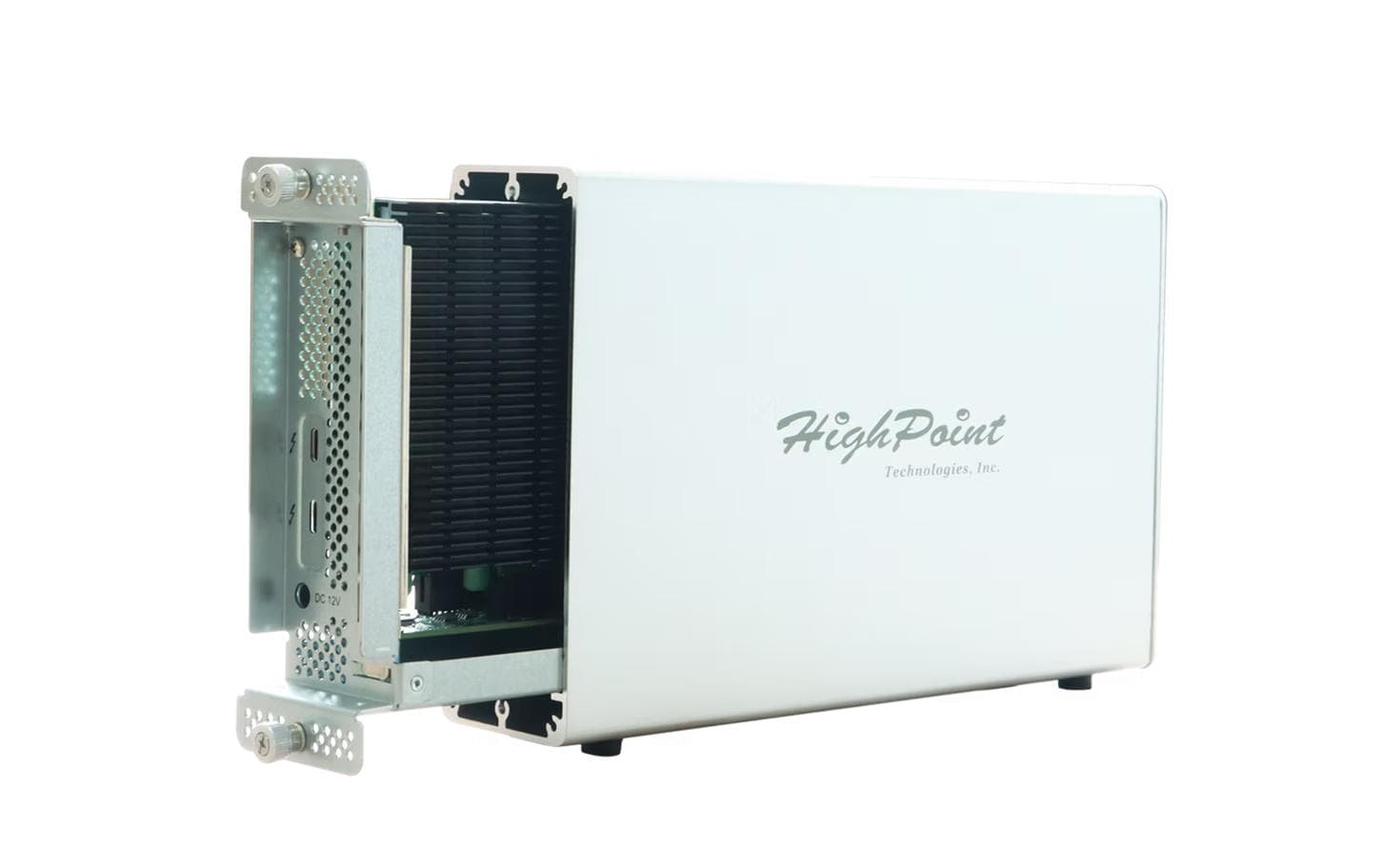 Highpoint RS6661B-NVME – 4-Bay Gehäuse – 1×Thunderbolt 3, für M.2