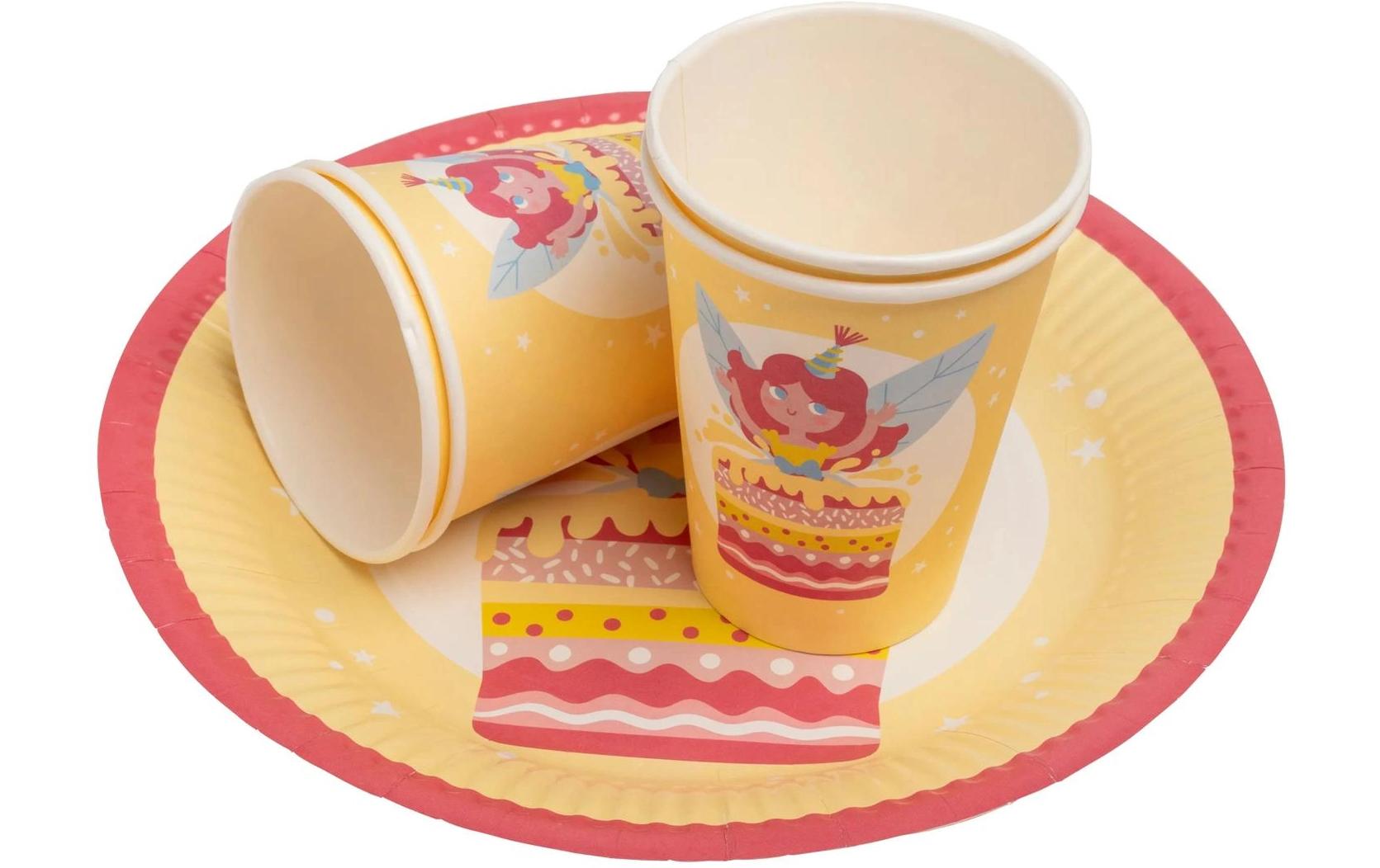 PRONAPPE Servietten Fee – mehrfarbig – 33 × 33 cm, 3-lagig – 16 Stück