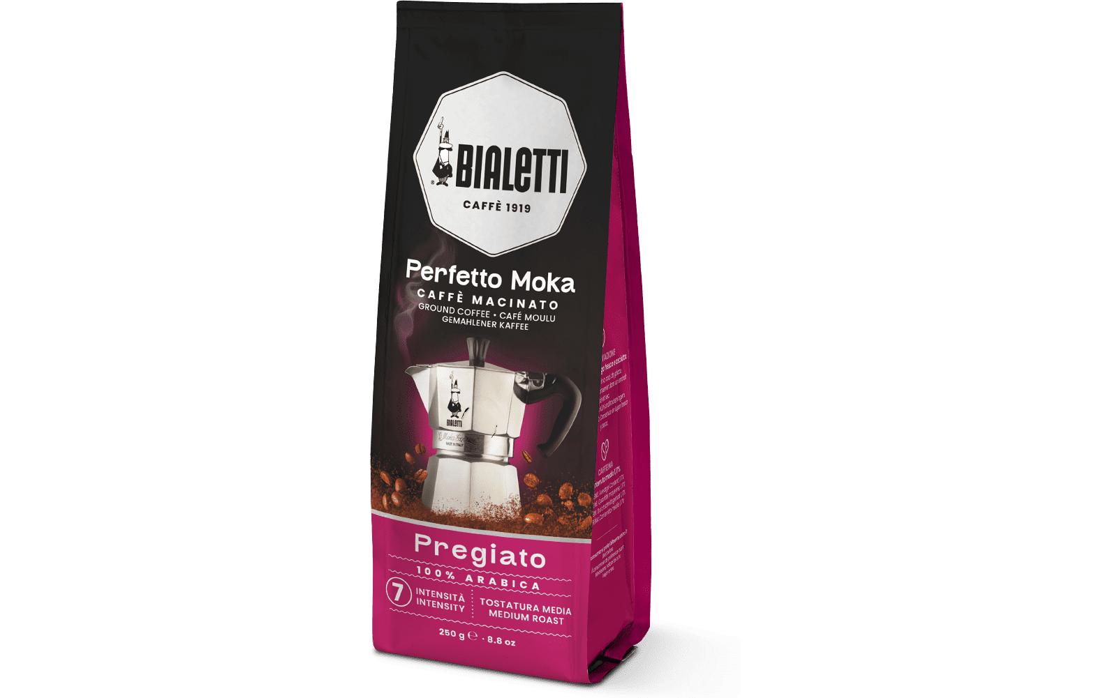 Bialetti Pregiato – Kaffeebohnen – Café Crème, 100% Arabica, Intensität 5, 250 g