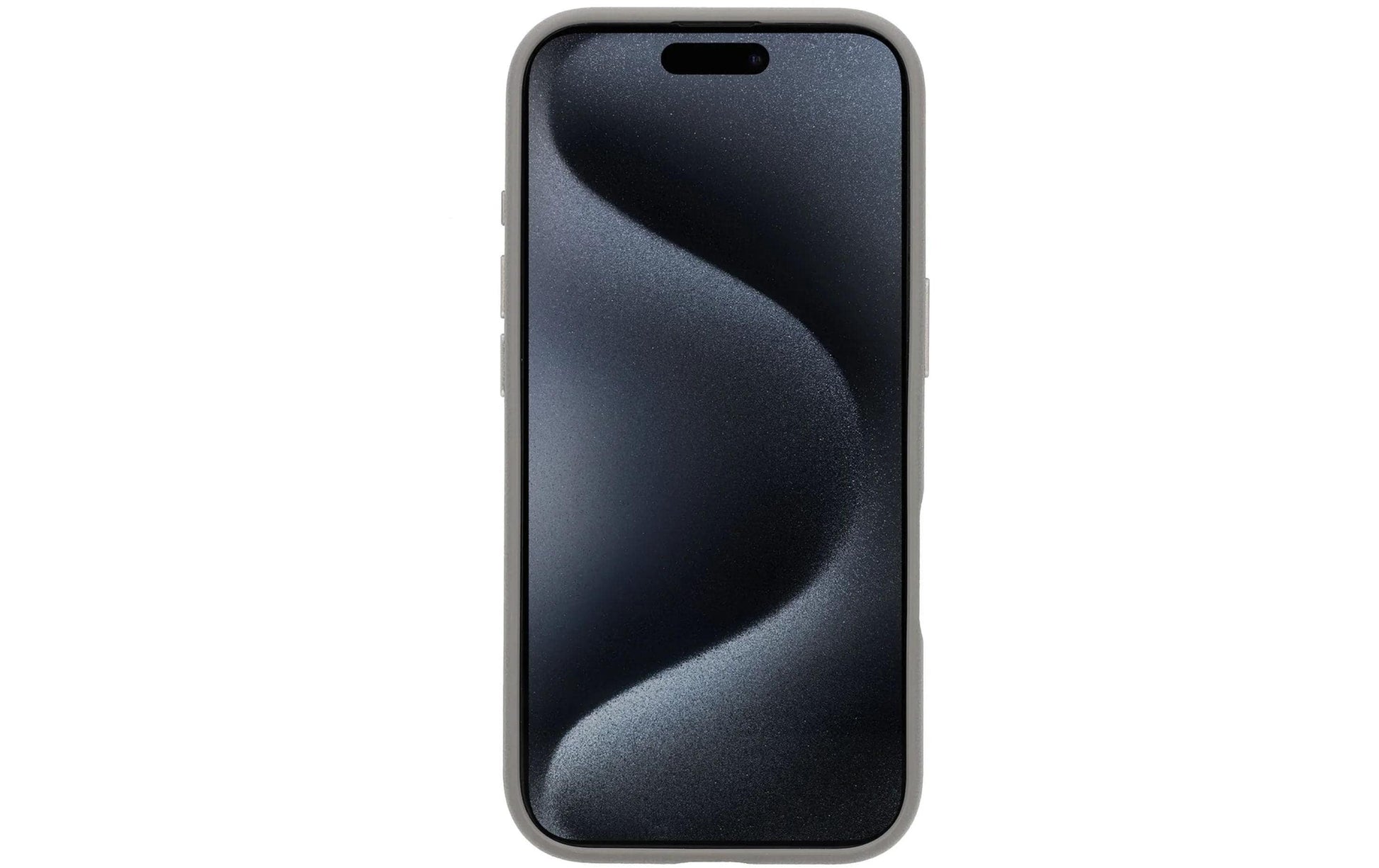 Valenta Backcover – für Apple iPhone 16 Pro – grau – Kunstleder – MagSafe-kompatibel