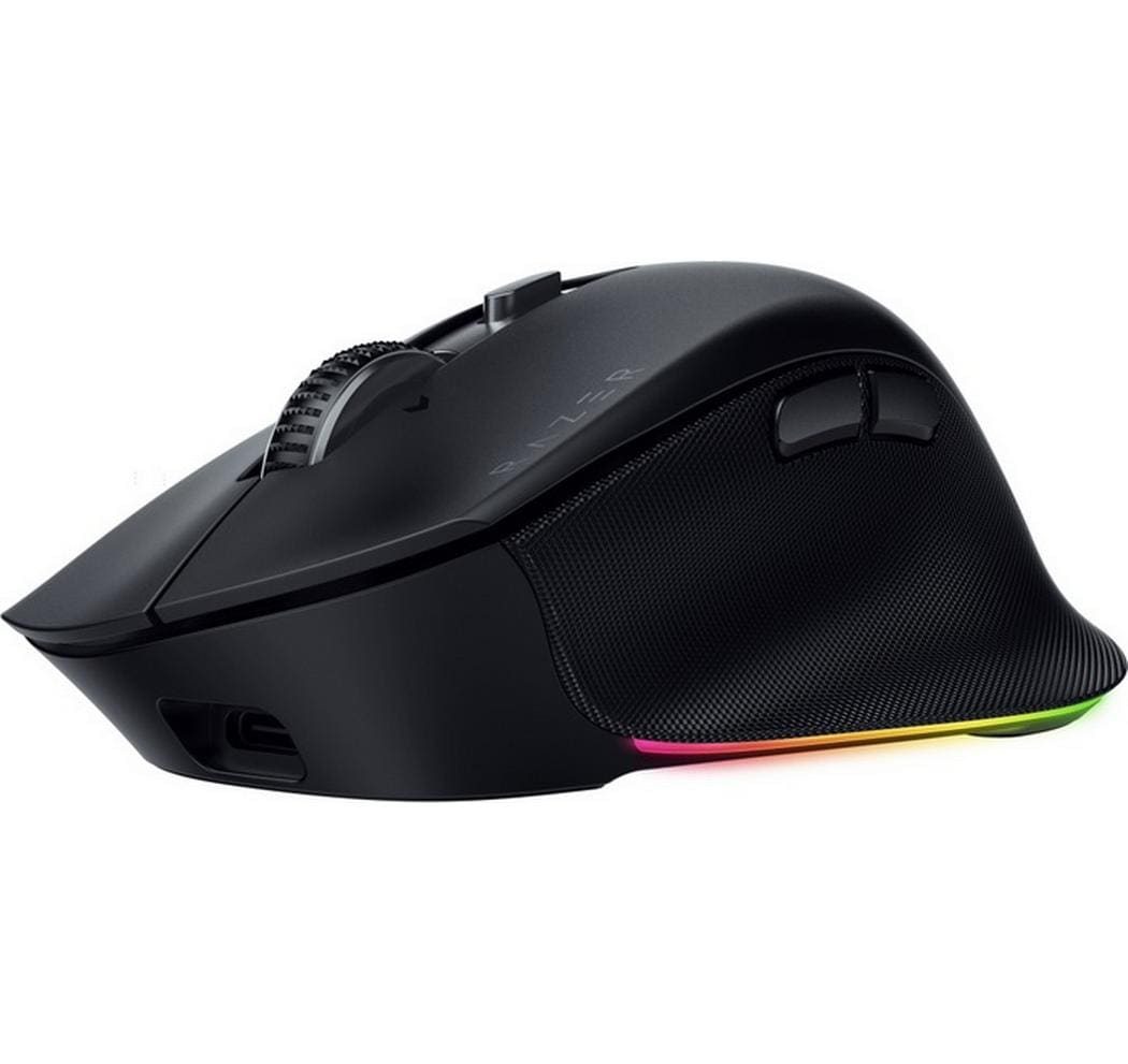 Razer Pro Click V2 Ergonomische Maus – kabellos, USB-C, 30'000 dpi, 9 Tasten, für Rechtshänder, schwarz